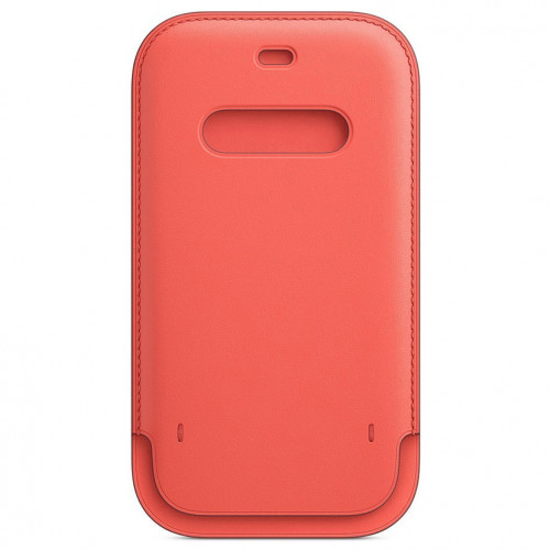 Originálny Apple Kožený návlek s MagSafe na iPhone 12 Pro Max citrusovo ružový