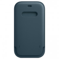 Originálny Apple Kožený návlek s MagSafe na iPhone 12 Pro Max baltsky modrý