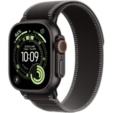 Apple Watch Ultra 3 (2025) 49mm Čierny titán s čiernym/uhlovým trailovým ťahom M/L