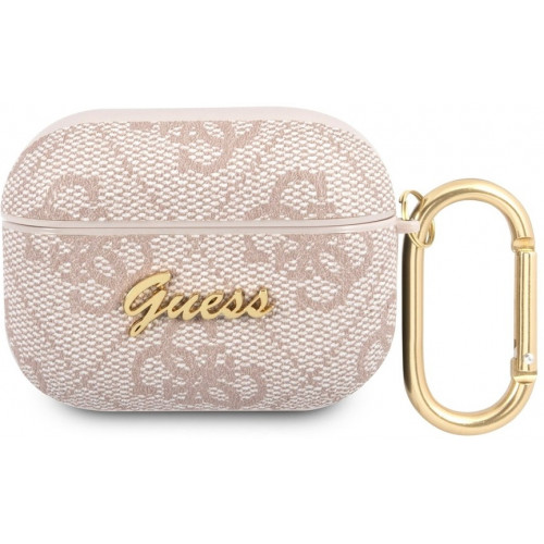 Guess 4G Script PC/PU Puzdro pre Airpods Pro Pink