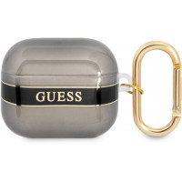 Guess TPU Printed Stripe Puzdro pre Airpods 3 Black