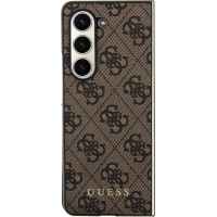Guess 4G Charms Zadný Kryt pre Samsung Galaxy Z Fold5 Brown