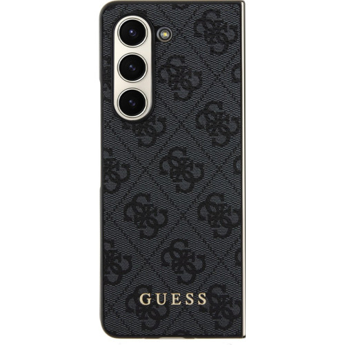 Guess 4G Charms Zadný Kryt pre Samsung Galaxy Z Fold5 Grey