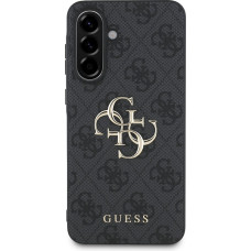 Guess PU 4G Metal Logo Zadný Kryt pre Samsung Galaxy A56 5G Grey