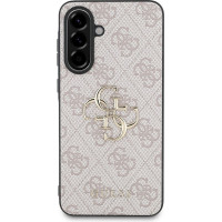 Guess PU 4G Metal Logo Zadný Kryt pre Samsung Galaxy A56 5G Pink