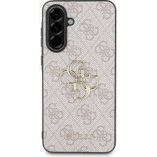 Guess PU 4G Metal Logo Zadný Kryt pre Samsung Galaxy A56 5G Pink