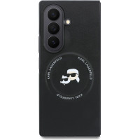 Karl Lagerfeld PU Karl and Choupette Heads Magnetic Zadný Kryt pre Samsung Galaxy Z Fold8 Ultra Black