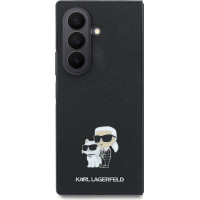 Karl Lagerfeld PU Saffiano Karl and Choupette Zadný Kryt pre Samsung Galaxy Z Fold8 Ultra Black