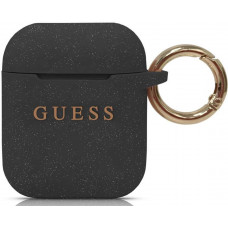 Guess Silikónové Puzdro pre AirPods 1 / AirPods 2 Black (EU Blister)