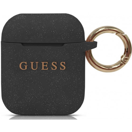 Guess Silikónové Puzdro pre AirPods 1 / AirPods 2 Black (EU Blister)