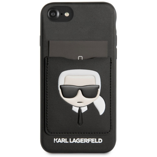 Karl Lagerfeld CardSlot Kryt pre Apple iPhone 7 / iPhone 8 / iPhone SE (2020) / iPhone SE (2022) Black