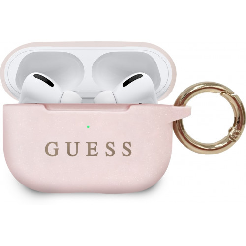 Guess Silikónový Kryt pre Airpods Pro Light Pink (EU Blister)