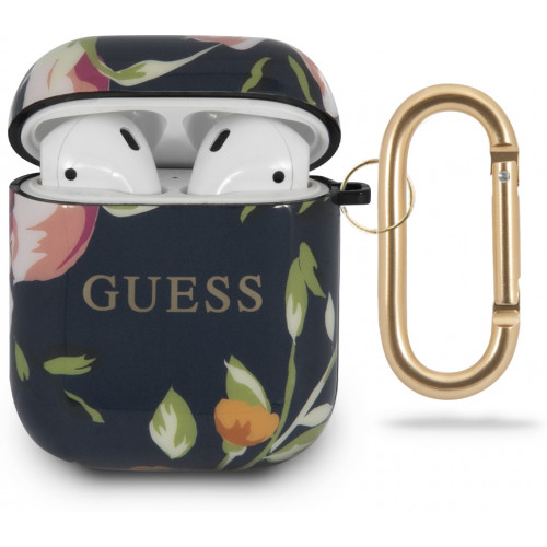 Guess Silikónový Kryt pre AirPods 1 / AirPods 2 Floral N.3 (EU Blister)