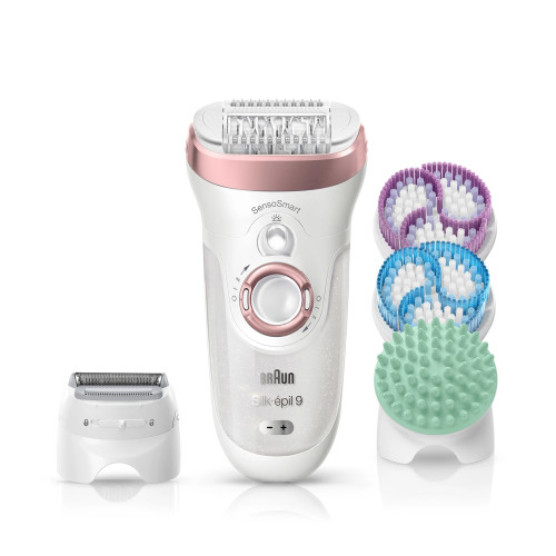 Braun Silk-épil 9 SkinSpa SensoSmart 9/990 Wet&Dry epilátor s 13 doplnkami