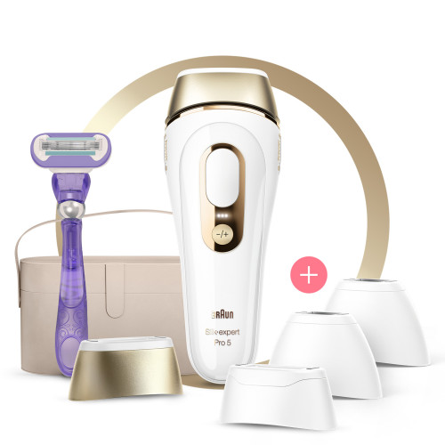 Braun Silk-expert Pro 5 PL5347 IPL epilátor s 5 doplnkami + holiaci strojček Venus