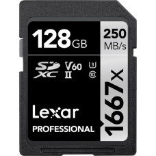 Lexar Professional 1667x SDXC UHS-II Silver Series 128GB (EU Blister)
