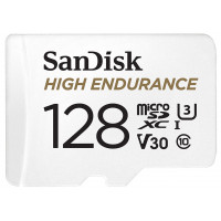 SanDisk® High Endurance microSDXC™ Card 128GB V30 UHS-I U3 + Adaptér (EU Blister)