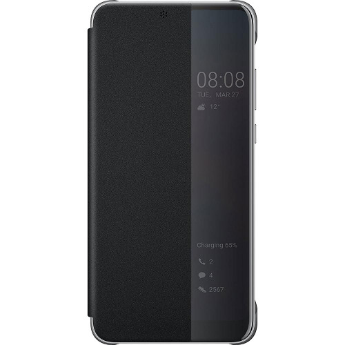 Huawei Original S-View Puzdro Black pre Huawei P20 Lite (EU Blister)