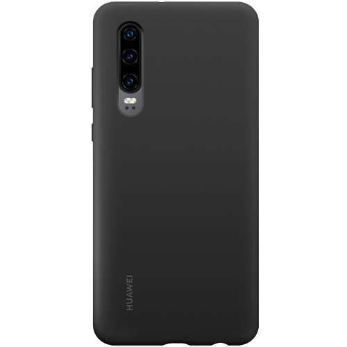 Huawei Original Silicone Car Puzdro Black pre Huawei P30 (EU Blister)