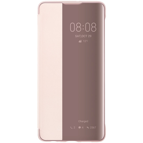 Huawei Original S-View Puzdro Pink pre Huawei P30 (EU Blister)