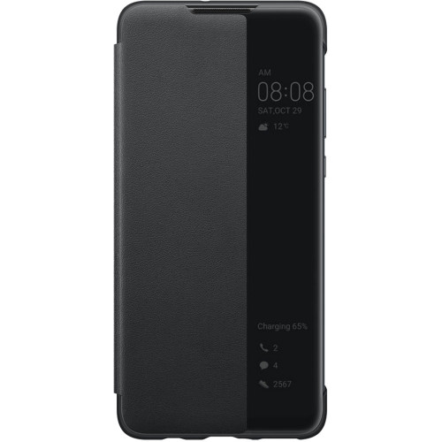 Huawei Original S-View Puzdro Black pre Huawei P30 Lite (EU Blister)