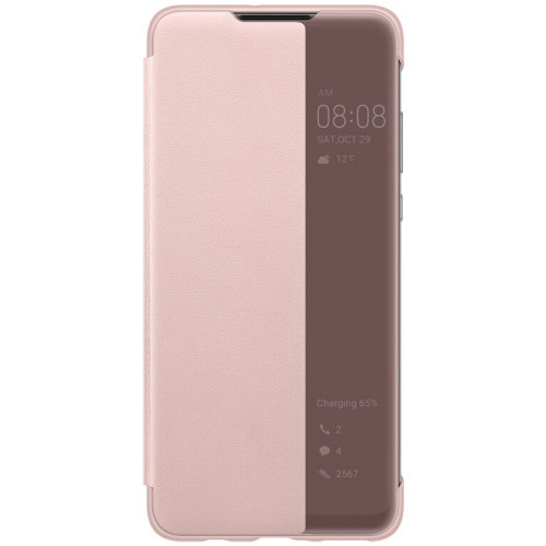 Huawei Original S-View Puzdro Pink pre Huawei P30 Lite (EU Blister)