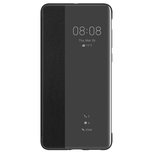 Huawei Original S-View Puzdro pre Huawei P40 Black (EU Blister)