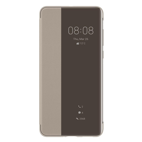 Huawei Original S-View Puzdro pre Huawei P40 Khaki (EU Blister)