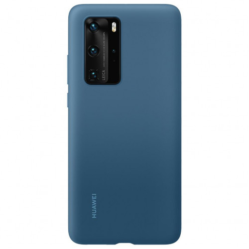 Huawei Original Silikónový Kryt pre Huawei P40 Pro Ink Blue (EU Blister)