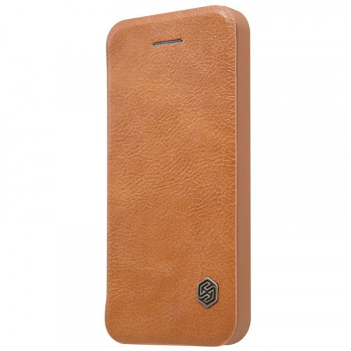 Nillkin Qin Book Puzdro Brown pre iPhone 5 / 5s / SE