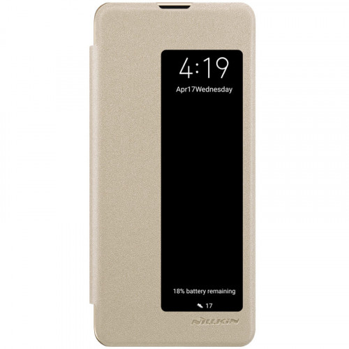 Nillkin Sparkle S-View Puzdro pre Huawei P30 Pro Gold