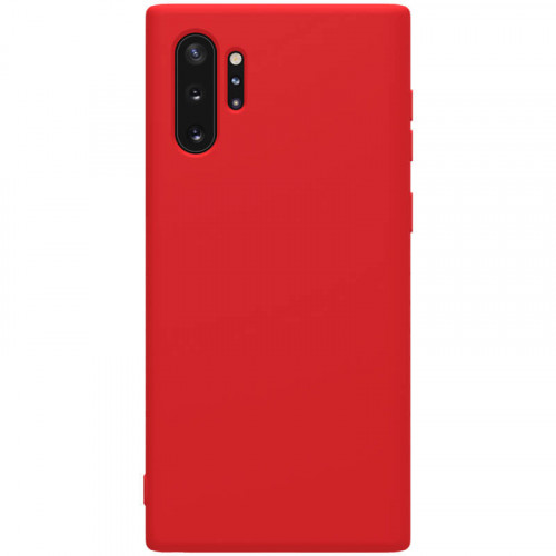 Nillkin Rubber Wrapped Ochranný Zadný Kryt pre Samsung Galaxy Note10+ Red