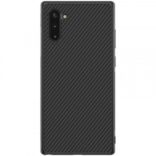 Nillkin Synthetic Fiber Ochranný Zadný Kryt pre Samsung Galaxy Note10 Black