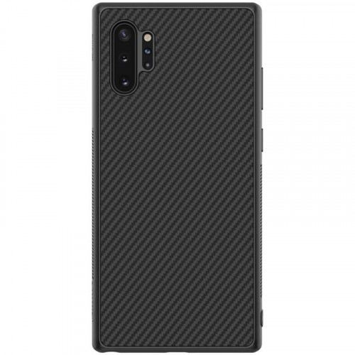 Nillkin Synthetic Fiber Ochranný Zadný Kryt pre Samsung Galaxy Note10+ Black