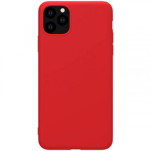 Nillkin Rubber Wrapped Ochranný Zadný Kryt pre Apple iPhone 11 Pro Max Red