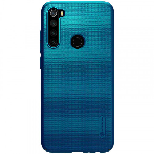 Nillkin Super Frosted Zadný Kryt pre Xiaomi Redmi Note 8 Peacock Blue