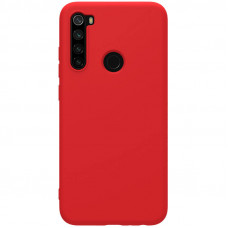 Nillkin Rubber Wrapped Ochranný Zadný Kryt pre Xiaomi Redmi Note 8 Red