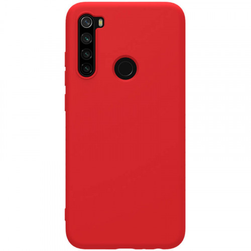 Nillkin Rubber Wrapped Ochranný Zadný Kryt pre Xiaomi Redmi Note 8 Red