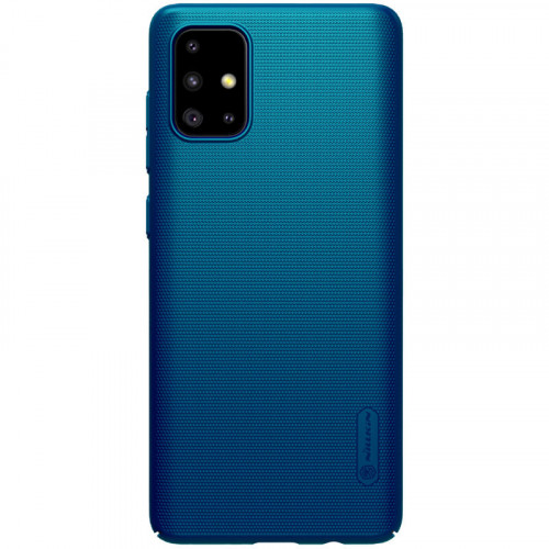 Nillkin Super Frosted Zadný Kryt pre Samsung Galaxy A71 Peacock Blue