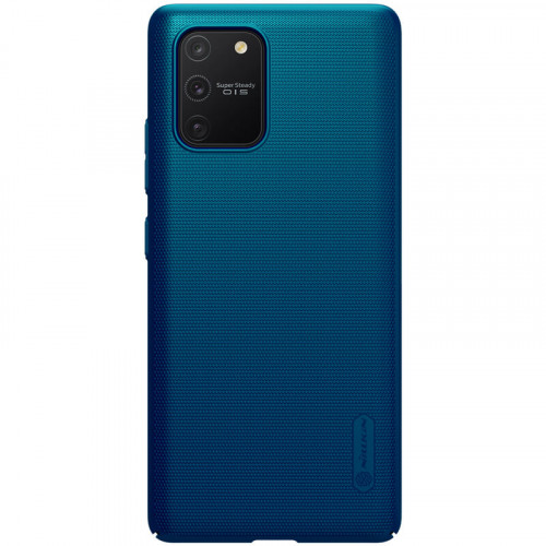 Nillkin Super Frosted Zadný Kryt pre Samsung Galaxy S10 Lite Peacock Blue