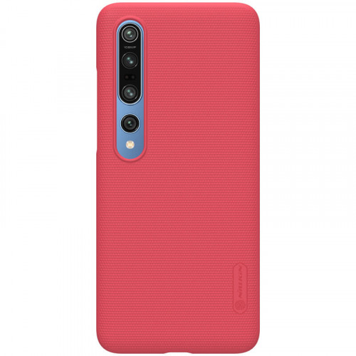Nillkin Super Frosted Zadný Kryt pre Xiaomi Mi 10 / Mi 10 Pro Bright Red