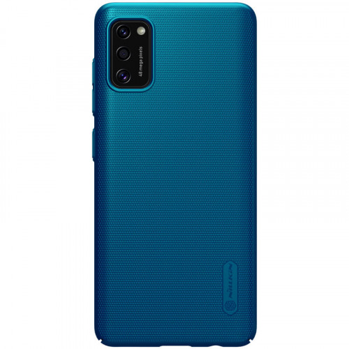 Nillkin Super Frosted Zadný Kryt pre Samsung Galaxy A41 Peacock Blue
