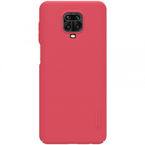 Nillkin Super Frosted Zadný Kryt pre Xiaomi Redmi Note 9 Pro / Note 9S / Note 9 Pro Max Bright Red