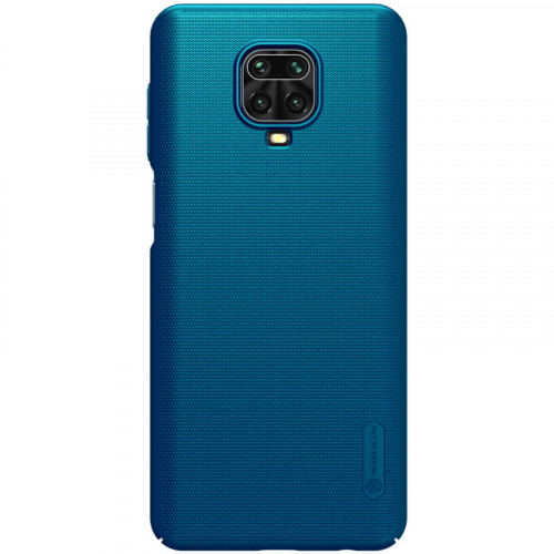 Nillkin Super Frosted Zadný Kryt pre Xiaomi Redmi Note 9 Pro / Note 9S / Note 9 Pro Max Peacock Blue
