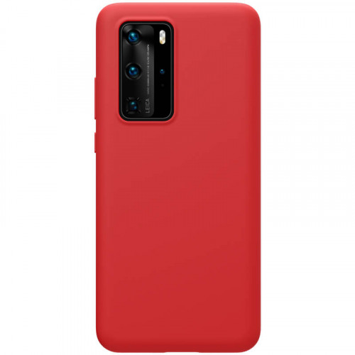 Nillkin Flex Pure Liquid Silikónové Puzdro pre Huawei P40 Pro Red