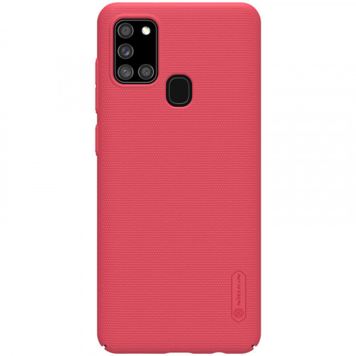 Nillkin Super Frosted Zadný Kryt pre Samsung Galaxy A21s Bright Red