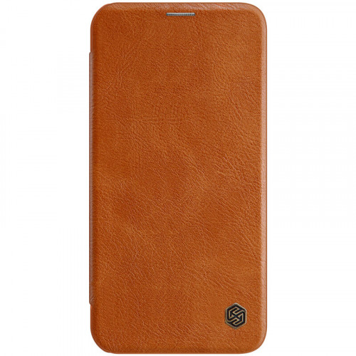 Nillkin Qin Book Puzdro pre iPhone 12 / iPhone 12 Pro Brown