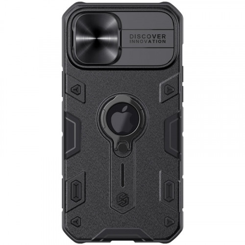 Nillkin CamShield Armor Zadný Kryt pre Apple iPhone 12 Pro Max Black (logocut)