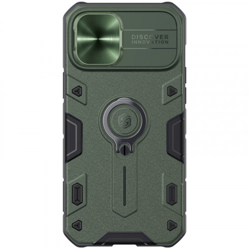 Nillkin CamShield Armor Zadný Kryt pre Apple iPhone 12 Pro Max Dark Green