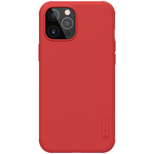 Nillkin Super Frosted PRO Zadný Kryt pre Apple iPhone 12 / iPhone 12 Pro Red
